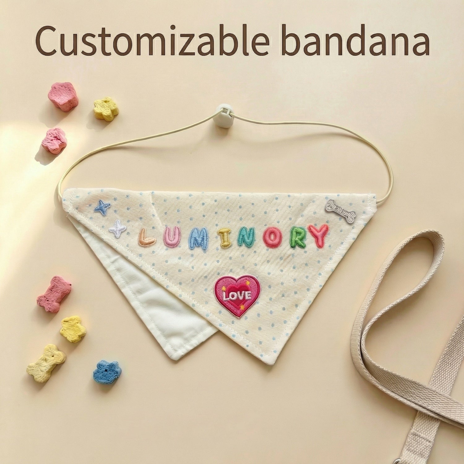 Customizable Dog Bandana